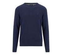 Strickpullover FYNCH-HATTON, Herren, Gr. XXL, ink blau, Feinstrick, Obermaterial: 88% Wolle, 12% Kaschmir, meliert, Basic hüftlang, Rundhals, Pullover Strickpullover, mit hochwertigem Kaschmiranteil,