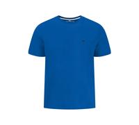 Fynch-Hatton Casual Fit T-Shirt Rundhals blau, Einfarbig