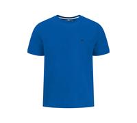 Fynch-Hatton Casual Fit T-Shirt Rundhals blau, Einfarbig