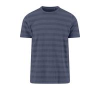 Fynch-Hatton - Jacquard Tee striped navy - Gr. - XL