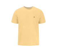 Fynch-Hatton Casual Fit T-Shirt Rundhals gelb, Einfarbig