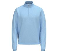 Fynch-Hatton Casual Fit Troyer blau, Einfarbig