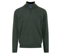 Troyer FYNCH-HATTON, Herren, Gr. XXL, schwarz ivy, Obermaterial: 100% Baumwolle, unifarben, regular fit taillenbedeckt, Rippbündchen, Pullover, mit Logo Stickerei (65598255-XXL) schwarz ivy