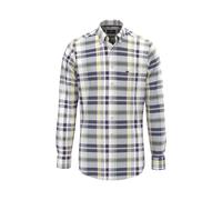 Langarmhemd FYNCH-HATTON, Herren, Gr. 3XL, N-Gr, aubergine, Web, Obermaterial: 100% Baumwolle, kariert, regular fit normal, ohne Ausschnitt, Manschette, Hemden, mit Logo Stickerei (35058806-XXXL) aube