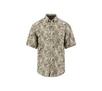 Fynch-Hatton Slim Fit Leinenhemd mit Button-Down-Kragen in Hellgruen, Größe M