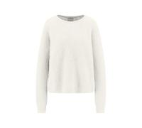 Fynch-Hatton Strickpullover mit gerippten Abschlüssen in Hellgrau Melange, Größe L