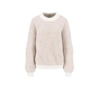 Fynch-Hatton Strickpullover aus Alpaka-Mix mit Rundhalsausschnitt in Hellbraun, Größe XL