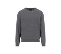 Fynch-Hatton Regular Fit Pullover mit Kaschmir-Anteil Modell 'Merino' in Mittelgrau, Größe L