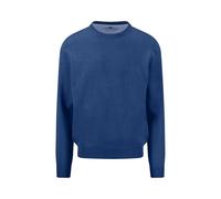 FYNCH-HATTON Feinstrickpullover aus Reiner Baumwolle mit Rundhalsausschnitt