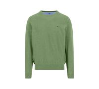 FYNCH-HATTON Feinstrickpullover aus Reiner Baumwolle mit Rundhalsausschnitt