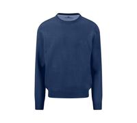 FYNCH-HATTON Feinstrickpullover aus Reiner Baumwolle mit Rundhalsausschnitt
