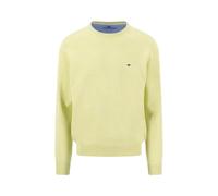 FYNCH-HATTON Feinstrickpullover aus Reiner Baumwolle mit Rundhalsausschnitt pear/XL