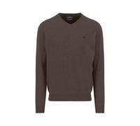 FYNCH-HATTON Feinstrickpullover aus Wolle-Kaschmir-Mix mit V-Ausschnitt Dark Chocolate/XXL