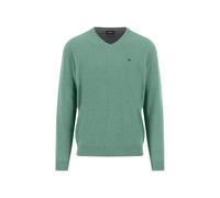 Fynch-Hatton Casual Fit Pullover grün, Einfarbig