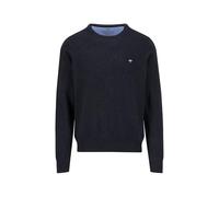 Fynch-Hatton Strickpullover Langarmpullover Damen Rundhals 100% Baumwolle Grau XL (56)