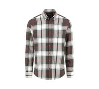 FYNCH-HATTON Flanellhemd Regular Fit grün | M