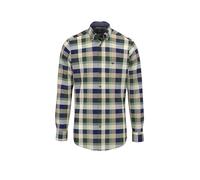 Fynch-Hatton Karohemd Herren Regular Fit Baumwolle Marine Gr. L