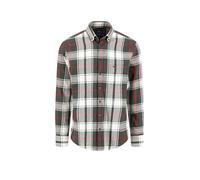FYNCH-HATTON Flanellhemd Regular Fit grün | 4XL