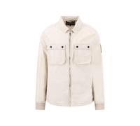 FYNCH-HATTON - Garmentdye Overshirt cement - Gr. - M