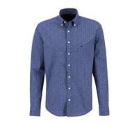 FYNCH-HATTON Gemustertes Langarm Hemd mit Button-Down-Kragen Wave/XL