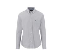 Fynch Hatton - Gemustertes Langarmhemd beige/blau - Gr. - XXL