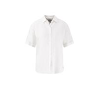 FYNCH-HATTON Halbarm-Bluse aus Leinenmix in Unifarben White / 44
