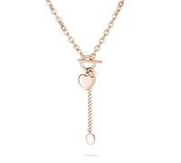 Fynch-Hatton Halskette Edelstahl in IP roségold FHJ-0062-N-45