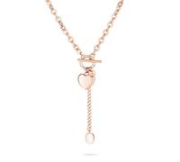 Fynch-Hatton Halskette Edelstahl in IP roségold FHJ-0062-N-45
