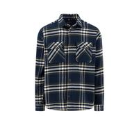 FYNCH-HATTON - Heavy Flannel Overshirt navy - Gr. - XL