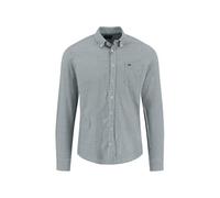 FYNCH-HATTON Hemd aus Baumwolle mit Allover-Print und Button-Down-Kragen Dark ivy / 3XL