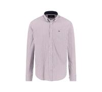 FYNCH-HATTON Hemd aus Baumwolle mit Allover-Print und Button-Down-Kragen Garnet red/M