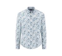 Fynch-Hatton Casual Fit Hemd Harbor Blue, Bedruckt