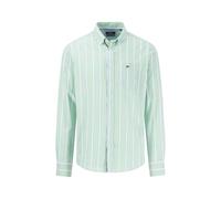 FYNCH-HATTON Herren - Hemd mit Button-Down-Kragen und Streifen, Turf Green, L
