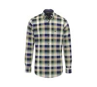 FYNCH-HATTON Hemd aus Baumwolle mit großem Karomuster und Button-Down-Kragen Dark ivy/XL
