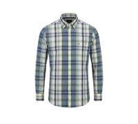 FYNCH-HATTON Hemd aus Baumwolle mit Karomuster und Button-Down-Kragen aubergine/L