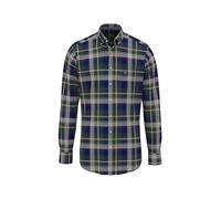 FYNCH-HATTON Hemd aus Baumwolle mit Karomuster und Button-Down-Kragen Dark ivy/M