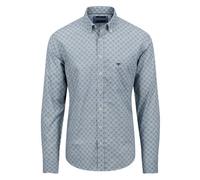 FYNCH-HATTON Hemd aus Baumwolle mit Minimal-Print Soft Blue/XL