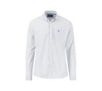 Fynch-Hatton Casual Fit Hemd Turf Green, Bedruckt