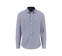 FYNCH-HATTON Hemd aus Baumwolle mit Streifenmuster und Kent-Kragen Navy/XXL
