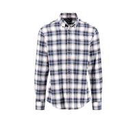 FYNCH-HATTON Hemd aus Baumwolle mit weichem Karomuster und Button-Down-Kragen Dark Leaf/XL
