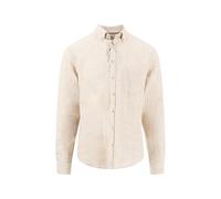 Fynch Hatton - Hemd aus Leinen mit Brusttasche beige - Gr. - 3XL
