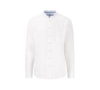 Fynch Hatton Premium Linen Langarmhemd XL White