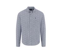 Fynch-Hatton Casual Fit Hemd dunkelblau, Gemustert