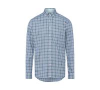 Fynch-Hatton Hemd Herren Regular Fit Baumwolle blau, XL