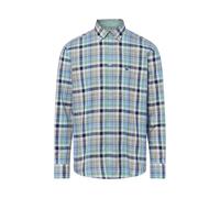 Fynch-Hatton Regular Fit Freizeithemd mit Logo-Stitching Modell 'Oxford' in Hellblau, Größe XL