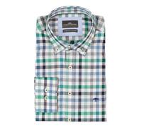 FYNCH-HATTON Kariertes Hemd mit Button-Down-Kragen Grass Green/XL