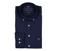 Fynch-Hatton Hemd Herren Regular Fit Langarm Oxford blau, M
