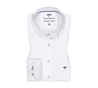 Langarmhemd FYNCH-HATTON "FYNCH-HATTON Langarmhemd", Herren, Gr. XL, N-Gr, weiß, Jersey, Obermaterial: 100% Baumwolle, unifarben, ohne Ausschnitt, 2-Knopf-Manschette, Hemden (59418205-XL) weiß