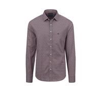 FYNCH-HATTON Hemd mit Kentkragen und Allover-Print Flame/XXL