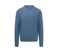 Strickpullover FYNCH-HATTON "FYNCH-HATTON Langarmpullover" Gr. XXXL, blau (cloud blue) Herren Pullover (55674926-XXXL) cloud blue
